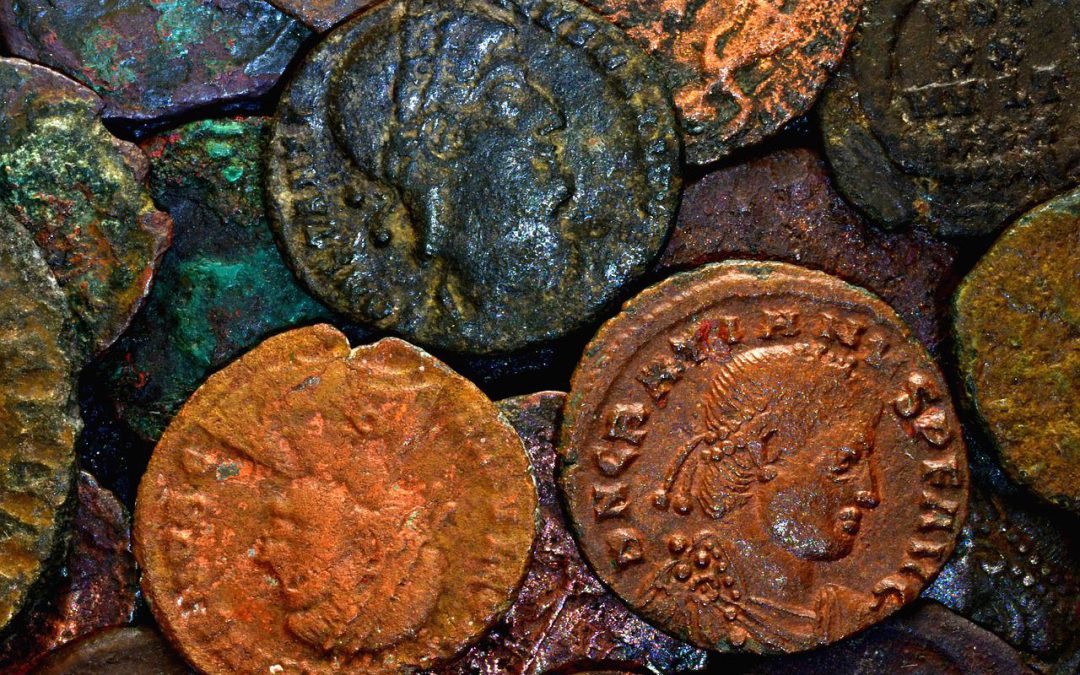 starożytne monety obrazek