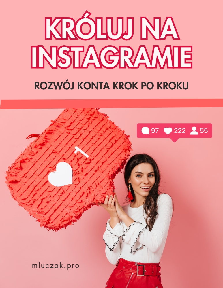 Okładka e-booka "Króluj na Instagramie"